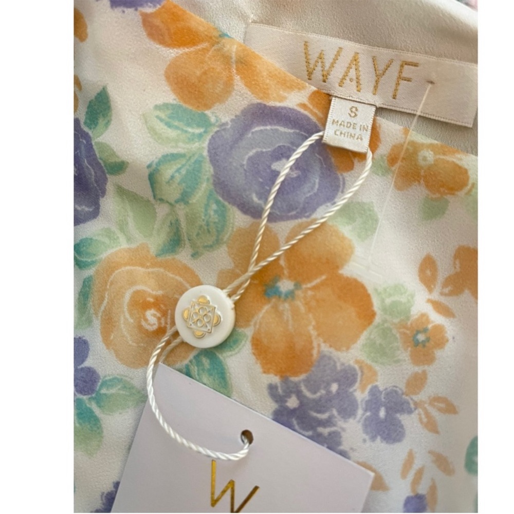 WAYF One Shoulder Floral Mini Dress - Picture 6 of 6